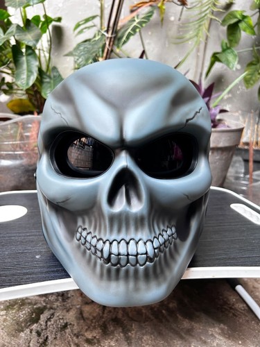 Casco moto stile - casco, grigio