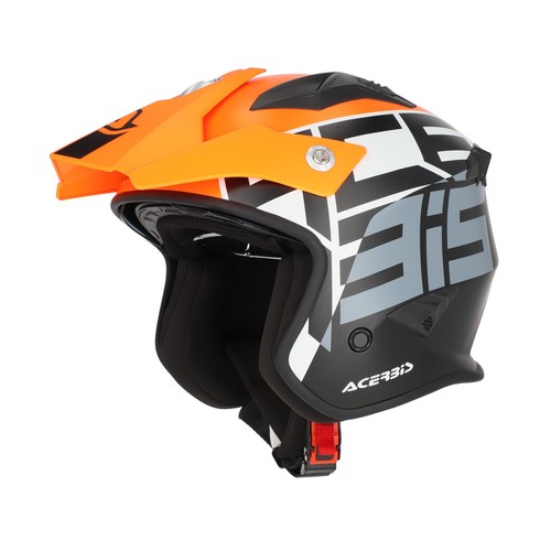 Casco jet aria acerbis - aria, arancio